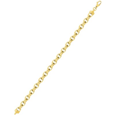 Chaîne fantaisie en or jaune, 45cm
