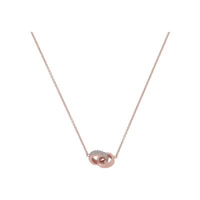 Collier Ph. Tisseront en or rose et diamants