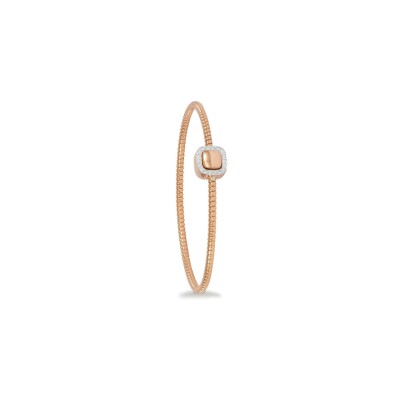 Bracelet Ph. Tisseront en or rose et diamants