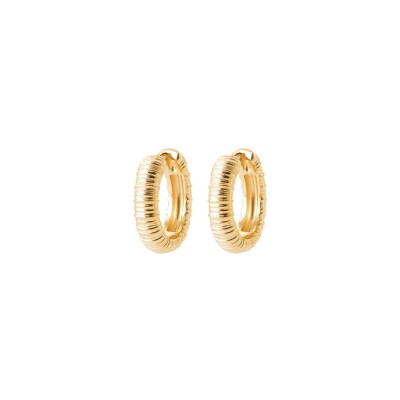 Boucles d'oreilles Créoles en plaqué or