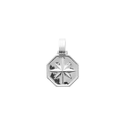 Pendentif en argent rhodié