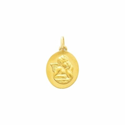 Médaille ange en or jaune