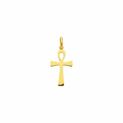 Pendentif croix en or jaune