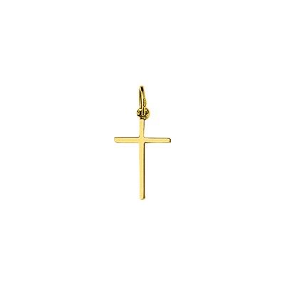 Pendentif croix en or jaune