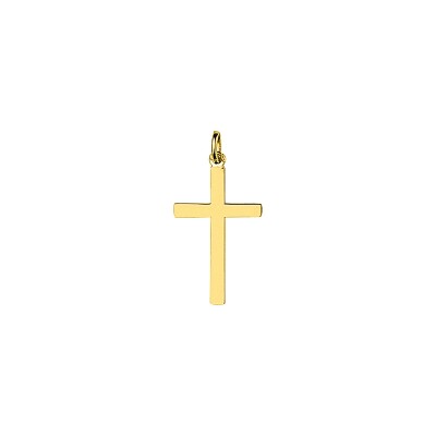 Pendentif croix en or jaune