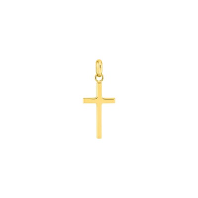 Pendentif croix en or jaune