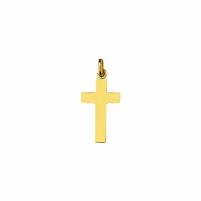 Pendentif croix en or jaune