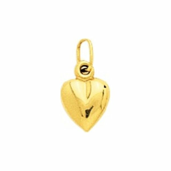 Pendentif coeur en or jaune