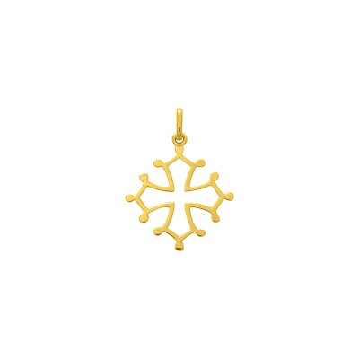 Pendentif croix en or jaune