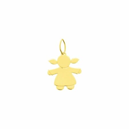 Pendentif Fille en or jaune