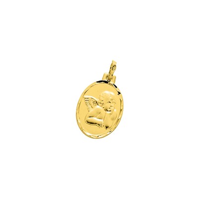 Médaille ange en or jaune