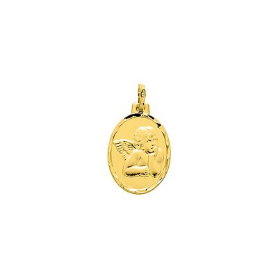 Médaille ange en or jaune