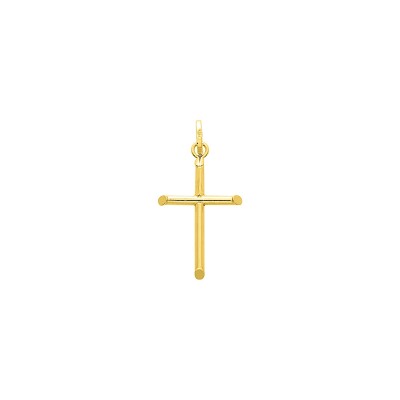 Pendentif croix en or jaune
