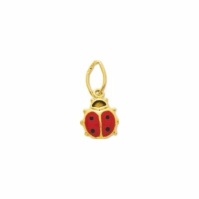 Pendentif coccinelle en or jaune