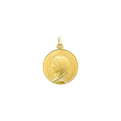 Médaille Vierge en or jaune