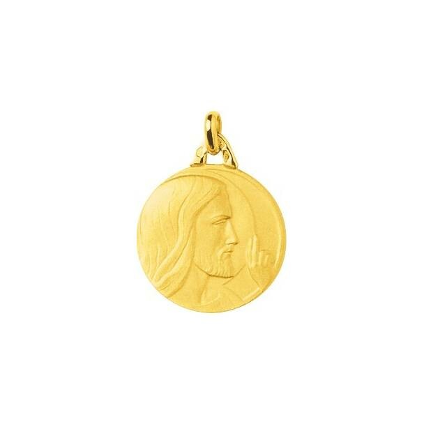 Médaille Christ en or jaune