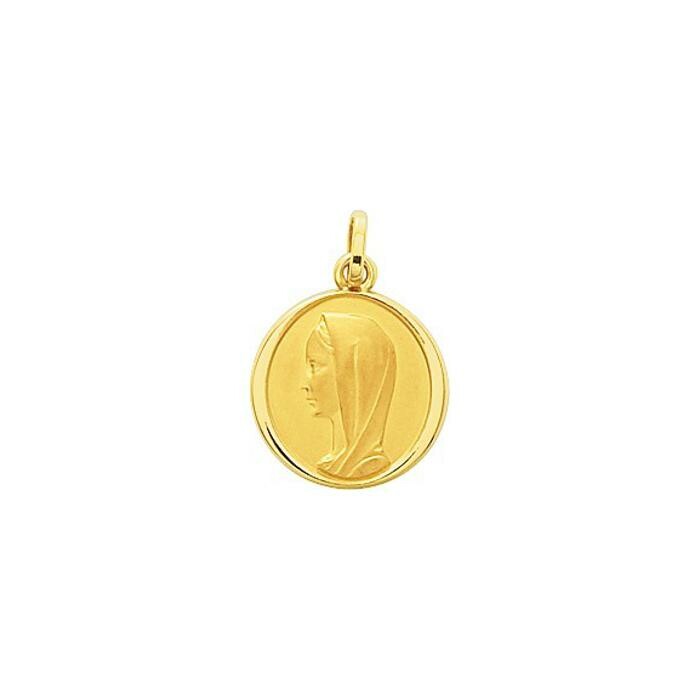 Médaille Vierge en or jaune