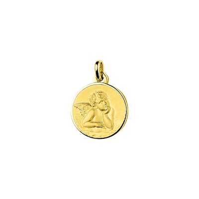 Médaille ange en or jaune
