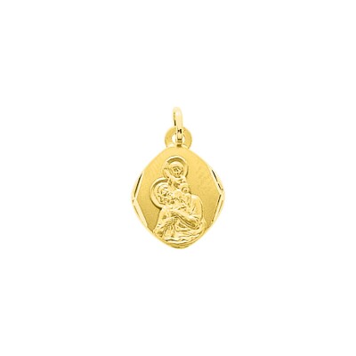 Médaille Saint Christophe en or jaune