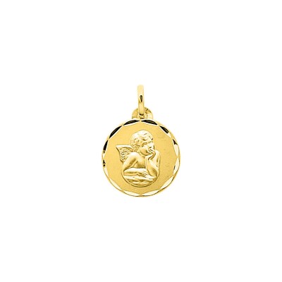 Médaille ange en or jaune