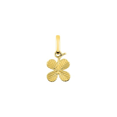 Pendentif trêfle en or jaune