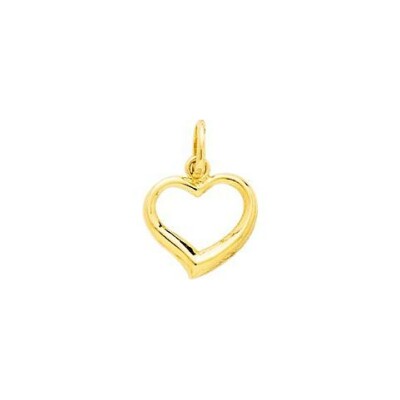 Pendentif coeur en or jaune