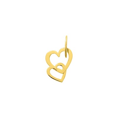 Pendentif coeur en or jaune