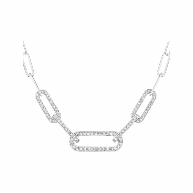 dinh van R15 necklace, white gold, diamonds