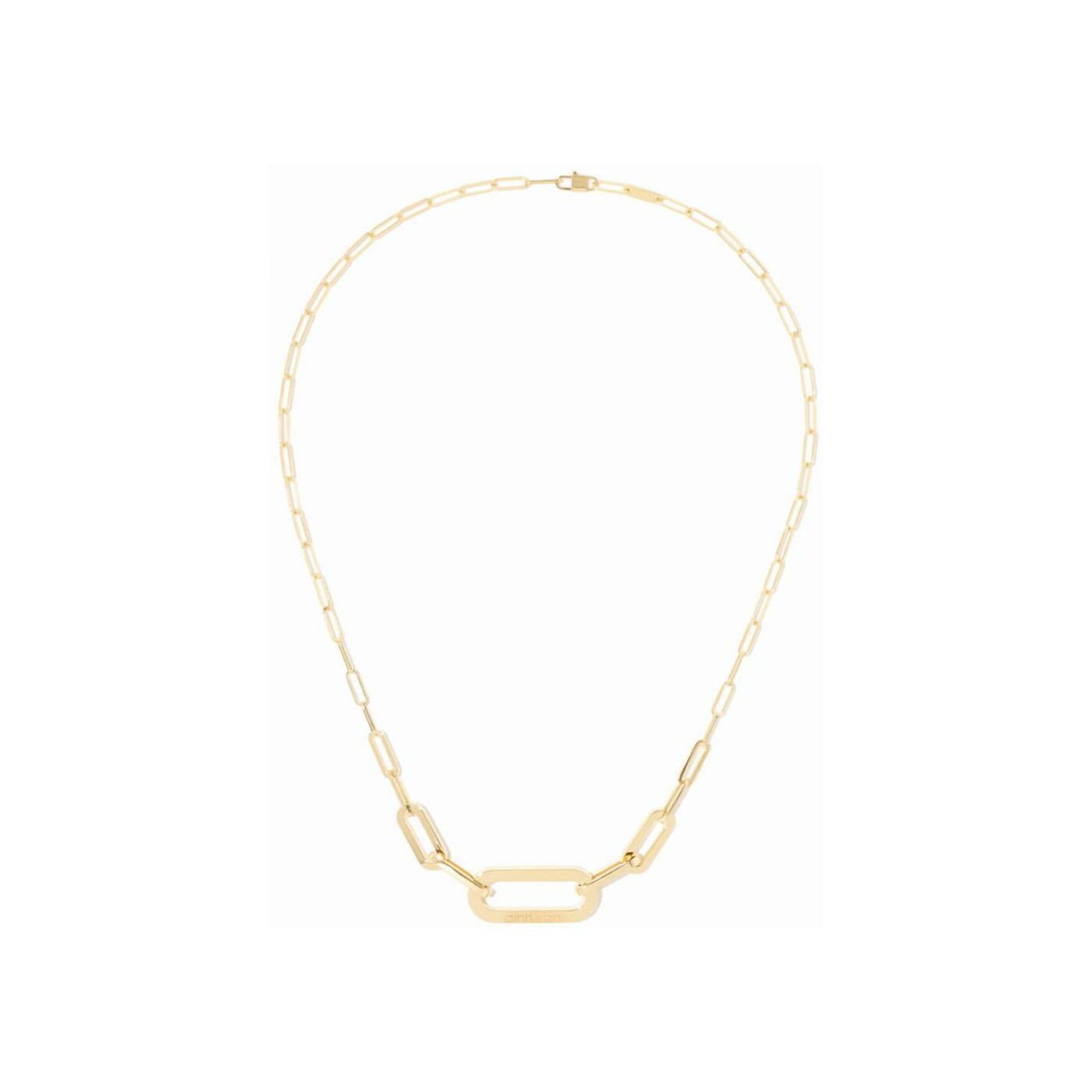 Collier dinh van Maillon XL en or jaune