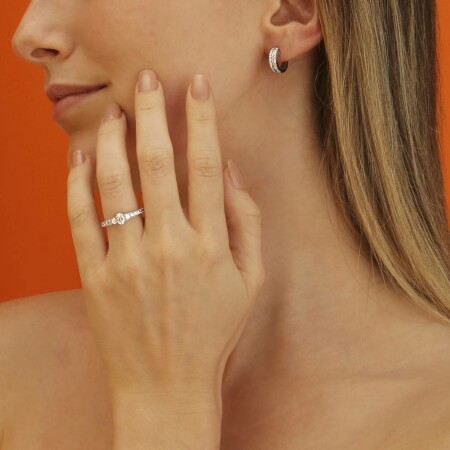 Bague Ph. Tisseront en or blanc et diamants