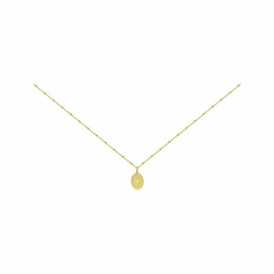 Collier Phebus en plaqué or et oxydes de zirconium