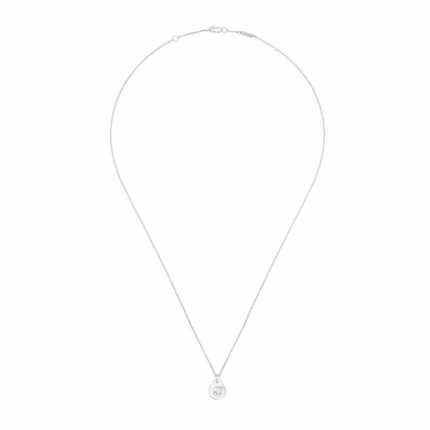 Menottes dinh van R8 necklace, white gold, diamond