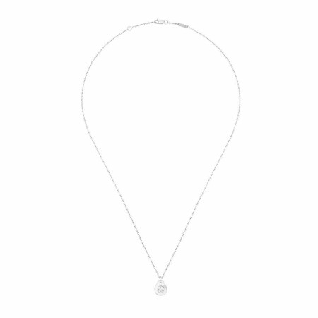 Menottes dinh van R8 necklace, white gold, diamond