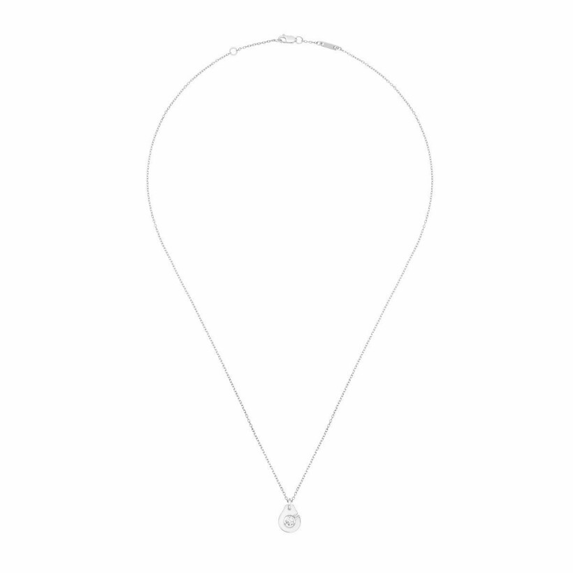 Menottes dinh van R8 necklace, white gold, diamond