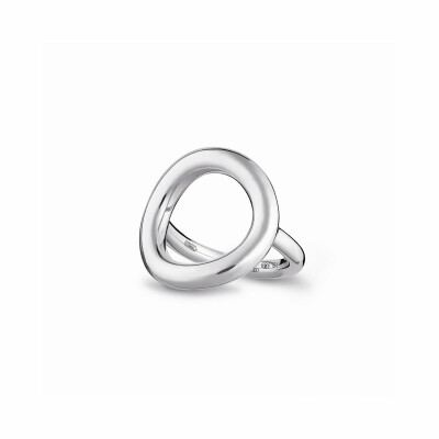 Bague pont Idole de Christofle en argent, taille 51