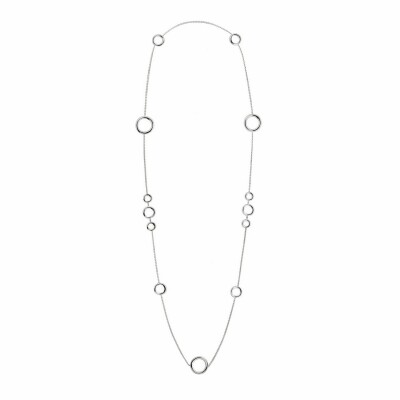 Collier sautoir multi-anneaux Idole de Christofle en argent