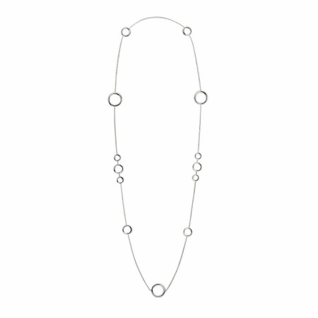 Collier sautoir multi-anneaux Idole de Christofle en argent