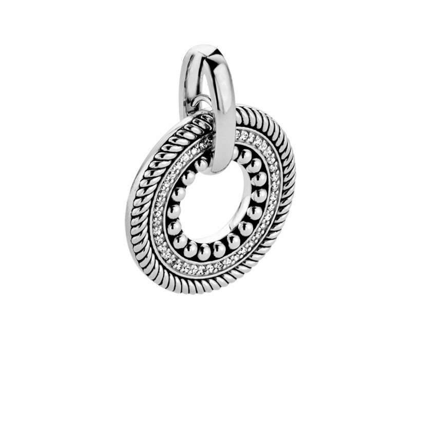 Pendentif Ti Sento en argent rhodié