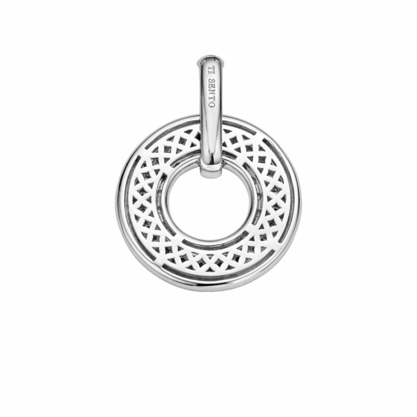 Pendentif Ti Sento en argent rhodié