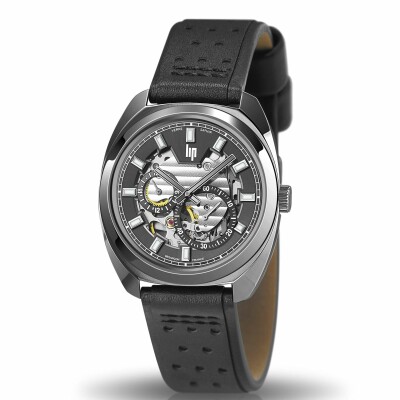 Montre Lip Général de Gaulle 39mm Black Auto 671364