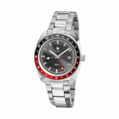 Montre Lip Marinier 39mm GMT Métal