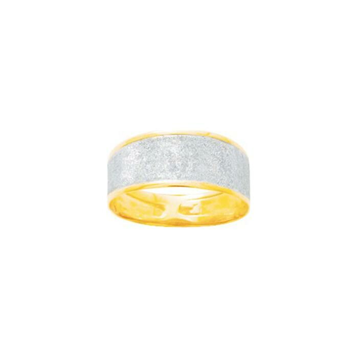 Bague en or jaune et or blanc