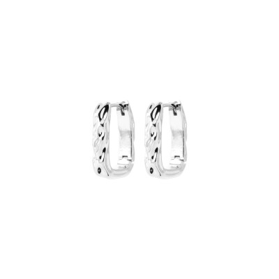 Boucles d'oreilles créoles en argent