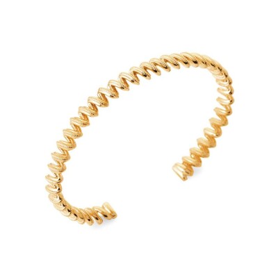 Bracelet-jonc en plaqué or