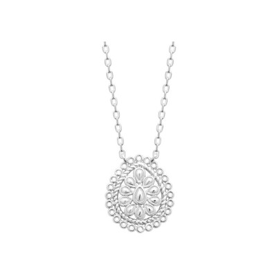 Collier en argent, 45 cm