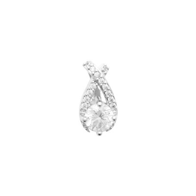 Pendentif en argent et oxyde de zirconium