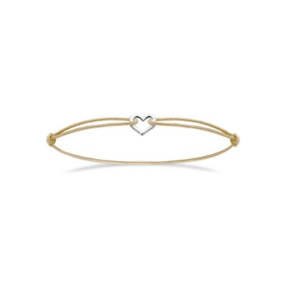 Bracelet cordon en argent