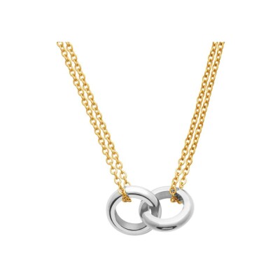 Collier en acier doré