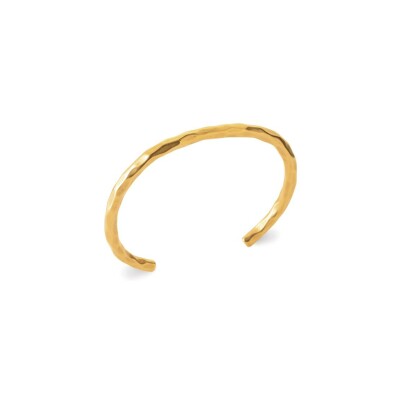 Bracelet jonc en acier doré