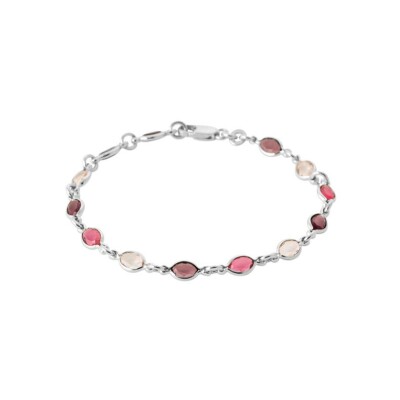 Bracelet en argent et cristal